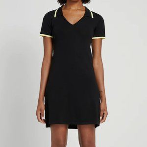 Frank & Oak black polo dress
